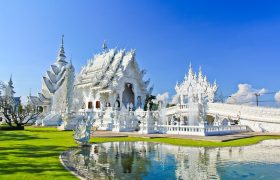 Wat Rong Khun, o famoso Templo Branco - Chiang Rai - Tailândia